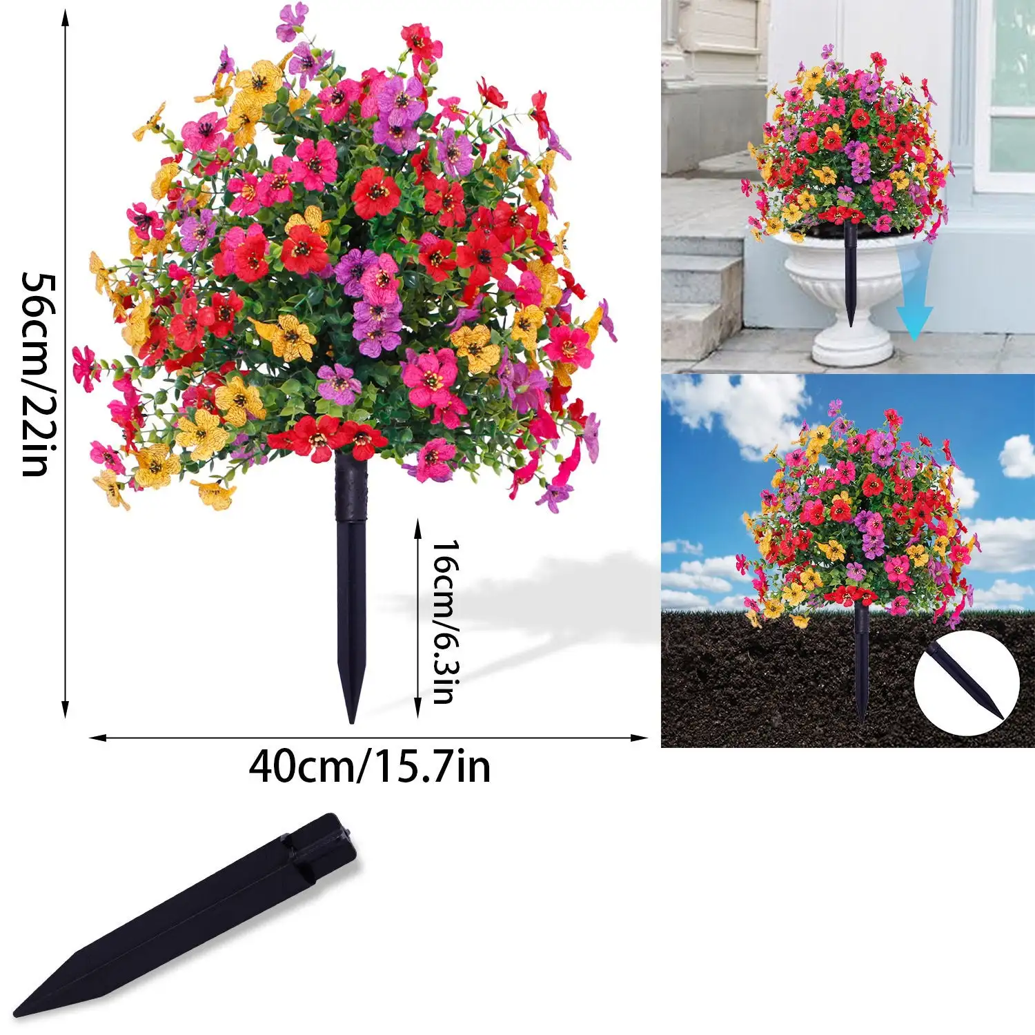 Outdoor Artificial Flower Decoration - Image 11